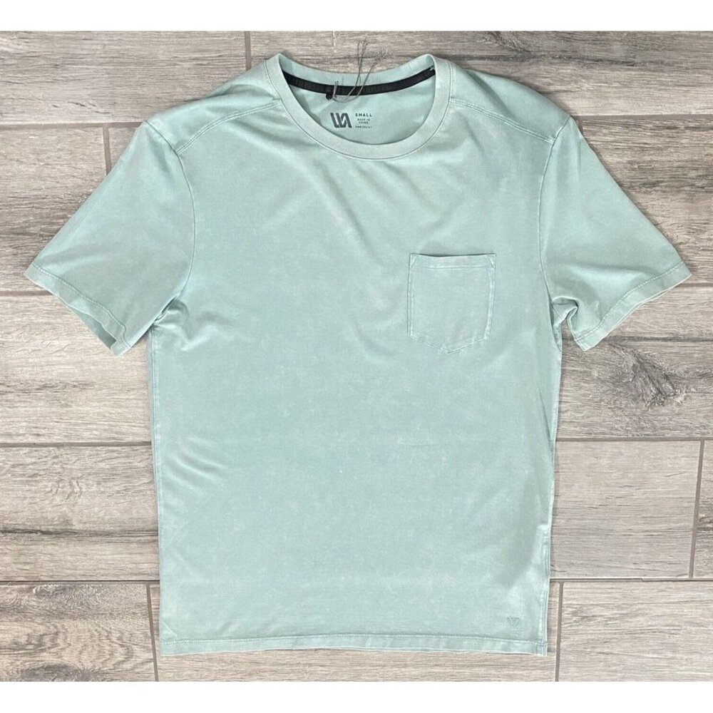 VRST Mens Essential Pocket Tee T-Shirt Green S Small MSRP $35 NEW